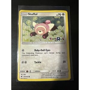 Pokemon Stufful 110/147 Toys R Us Stamped Holo Promo Burning Shadows